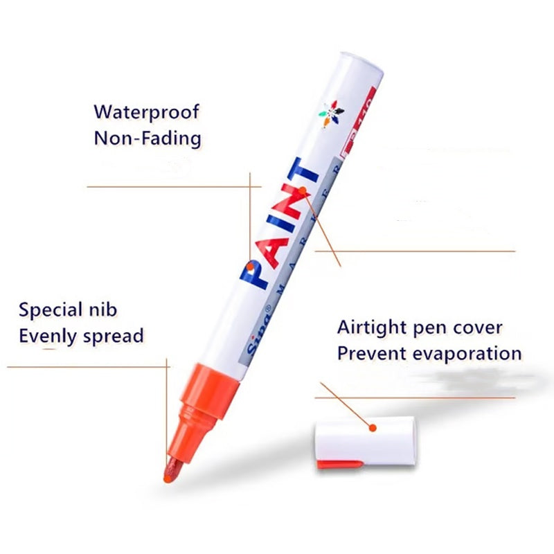 Oil-Based Waterproof Tire Paint Marker