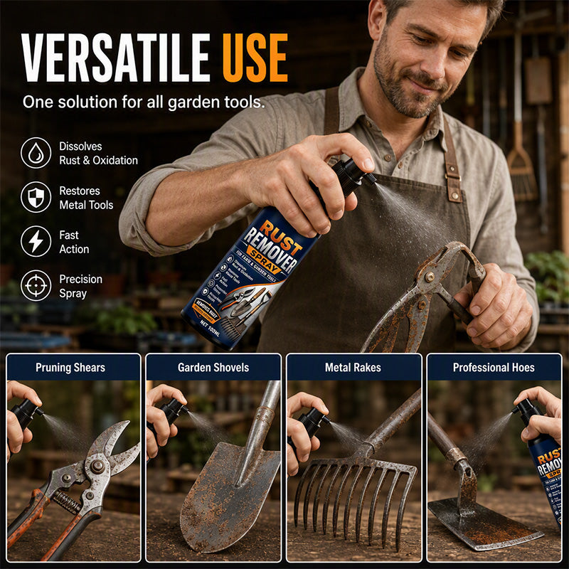 🔥Hot Sale 50% OFF🔥 Rust Remover Spray for Metal – Helps Dissolve Rust, 100ml, for Iron & Steel 🔧