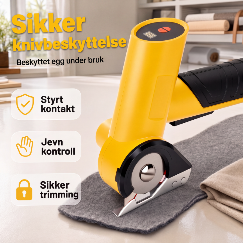 ✂️ 50% Off! 🔋 Precision Cordless Electric Cutter – ABS + Steel – Ø 4 cm Blade & USB-C Charging – For Paper, Fabric, and Carpet 🏠