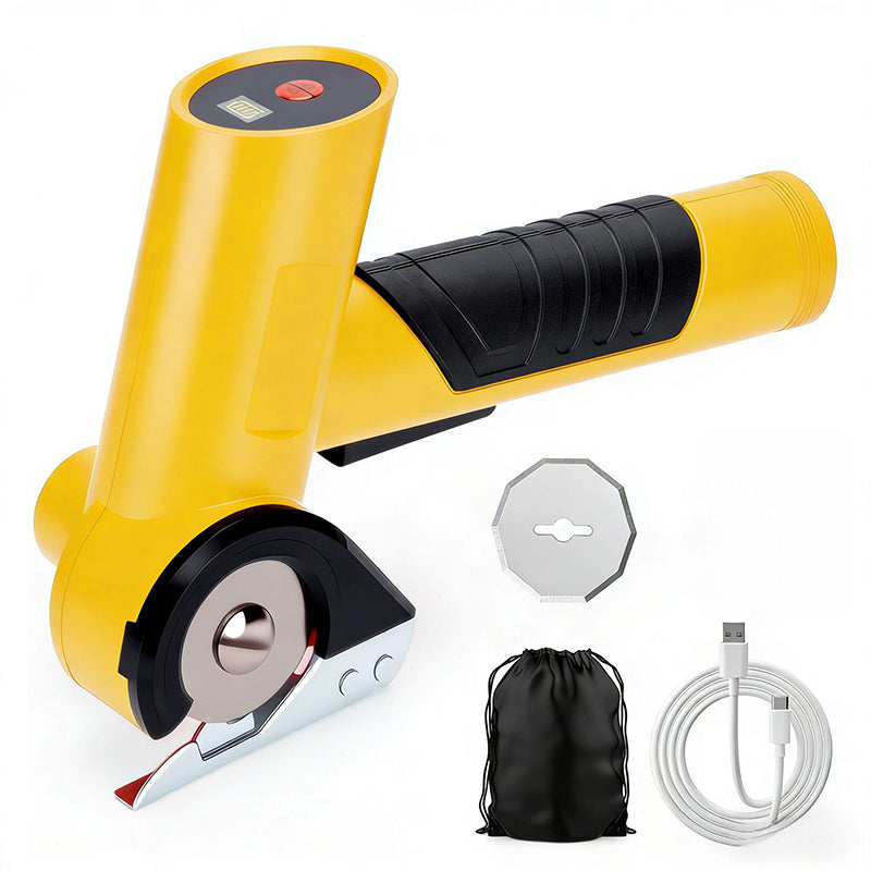 ✂️ 50% Off! 🔋 Precision Cordless Electric Cutter – ABS + Steel – Ø 4 cm Blade & USB-C Charging – For Paper, Fabric, and Carpet 🏠