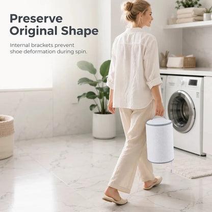 Sac de lavage en filet à double épaisseur pour chaussures, pour lave-linge