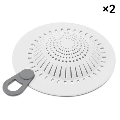 Silicone Floor Drain Cover Hair Catcher for Bathroom & Kitchen