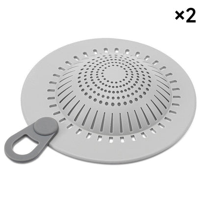Silicone Floor Drain Cover Hair Catcher for Bathroom & Kitchen