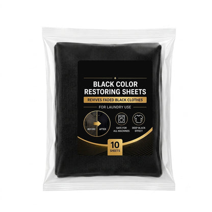 Black Color Restoring Laundry Sheets
