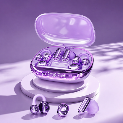 6‑in‑1 Wireless Sleep Earbuds with Charging Case😴 Soft comfy earbuds for sleep, music & call.