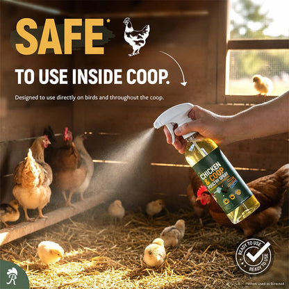 Natural Poultry Coop Cleaning Spray