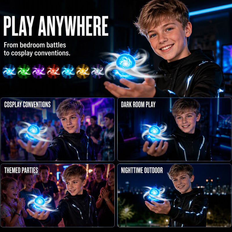 🌀 50% OFF NOW! 🌟 Glowing Cosplay Prop Shuriken – Spinning action, vibrant glow & lightweight – Perfect for cosplay, parties & collections ✨