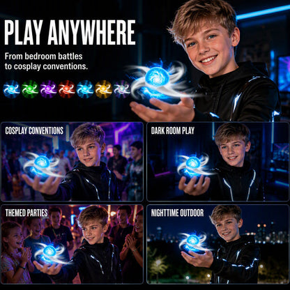 🌀 50% OFF NOW! 🌟 Glowing Cosplay Prop Shuriken – Spinning action, vibrant glow & lightweight – Perfect for cosplay, parties & collections ✨