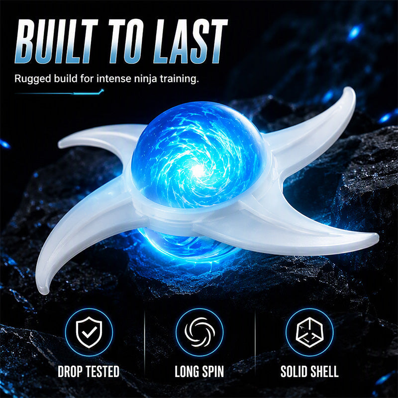 🌀 50% OFF NOW! 🌟 Glowing Cosplay Prop Shuriken – Spinning action, vibrant glow & lightweight – Perfect for cosplay, parties & collections ✨