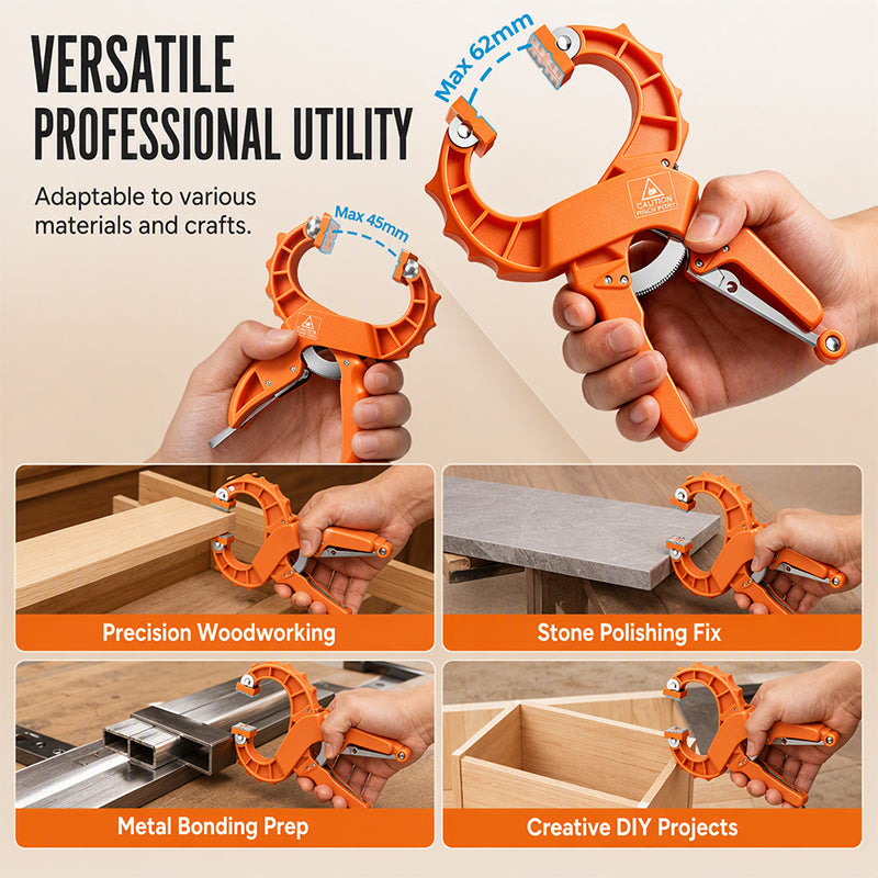 One Handed Quick Grip Woodworking Clamp