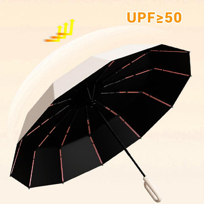 Reflective Safety Strip Ring Buckle Umbrella