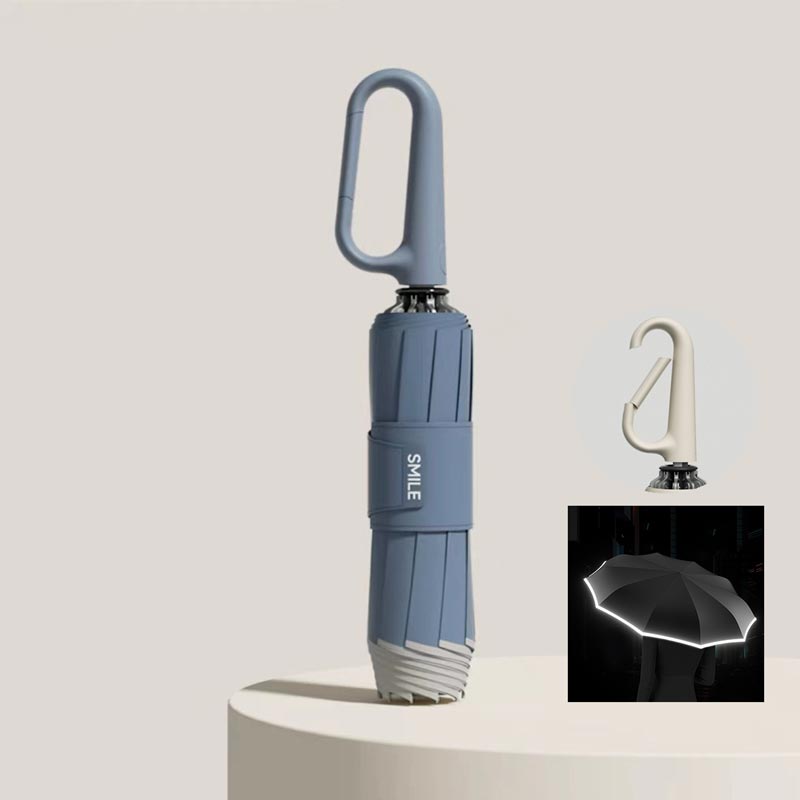 Reflective Safety Strip Ring Buckle Umbrella