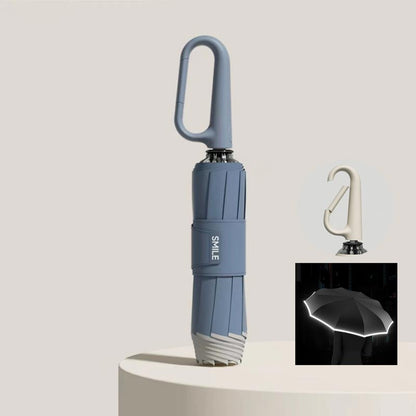 Reflective Safety Strip Ring Buckle Umbrella