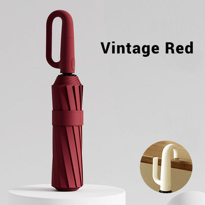Reflective Safety Strip Ring Buckle Umbrella