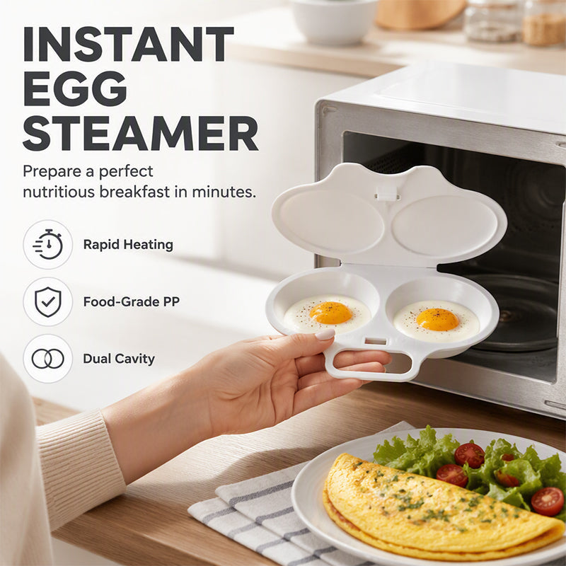 🍳 Instant Egg Steamer – Fast Breakfast, Less Cleanup