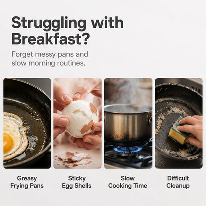 🍳 Instant Egg Steamer – Fast Breakfast, Less Cleanup