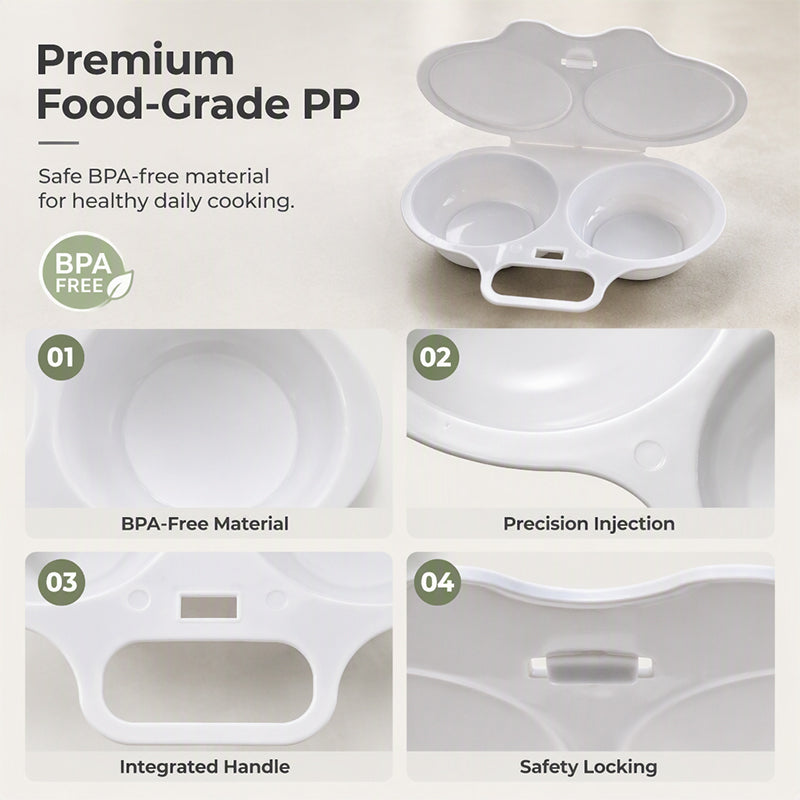 🍳 Instant Egg Steamer – Fast Breakfast, Less Cleanup