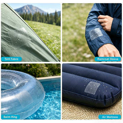 🛠️ Waterproof Clear TPU Repair Tape for Tents & Outdoor Gear