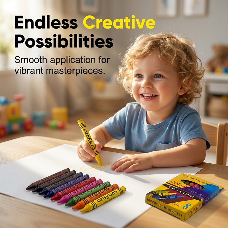 Non-Toxic Crayon Set for Kids
