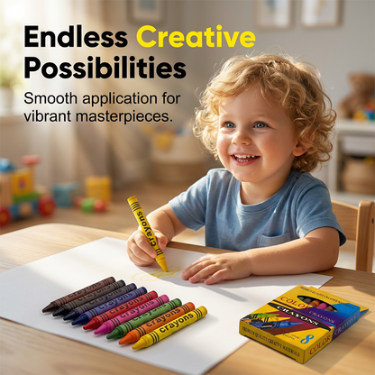 Non-Toxic Crayon Set for Kids