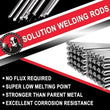 Solution Welding Flux-Cored Rods