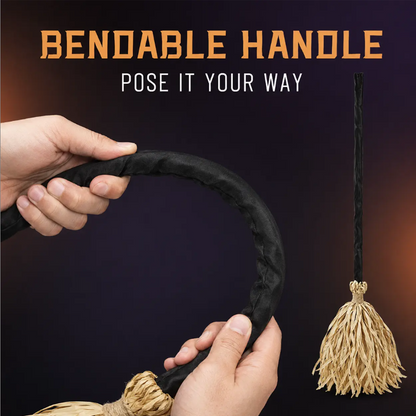 🧹Animated Witch Broom Halloween Decoration with Lights and Sound🧙