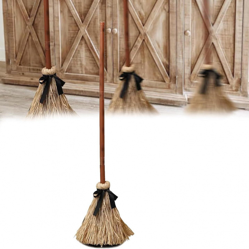 🧹Animated Witch Broom Halloween Decoration with Lights and Sound🧙