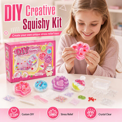 ✨ DIY Fried Ice Squishy Toy Kit – Creative, Sensory‑relief, All‑in‑one 🎨