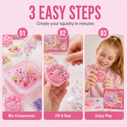 ✨ DIY Fried Ice Squishy Toy Kit – Creative, Sensory‑relief, All‑in‑one 🎨