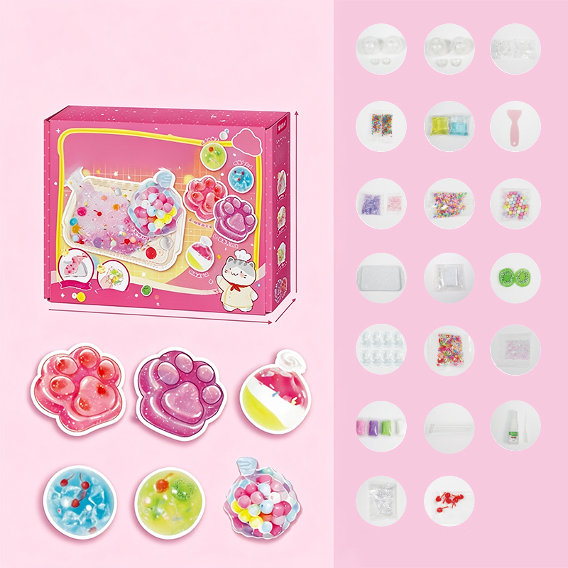 ✨ DIY Fried Ice Squishy Toy Kit – Creative, Sensory‑relief, All‑in‑one 🎨