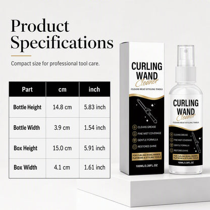 Hair Styling Tool Cleaning Spray