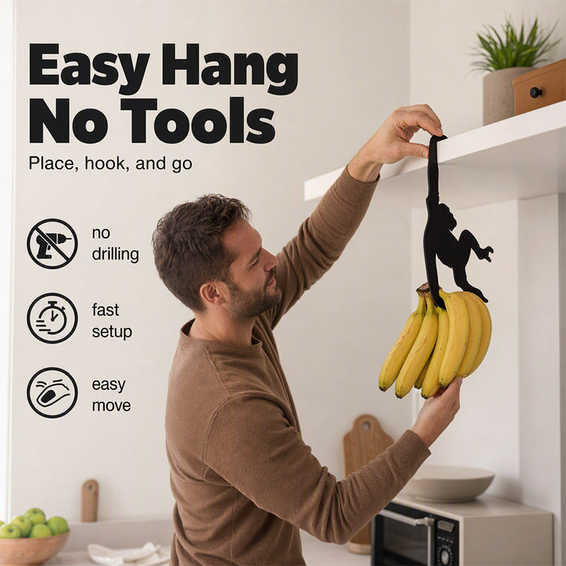 Monkey Shaped Banana Hook
