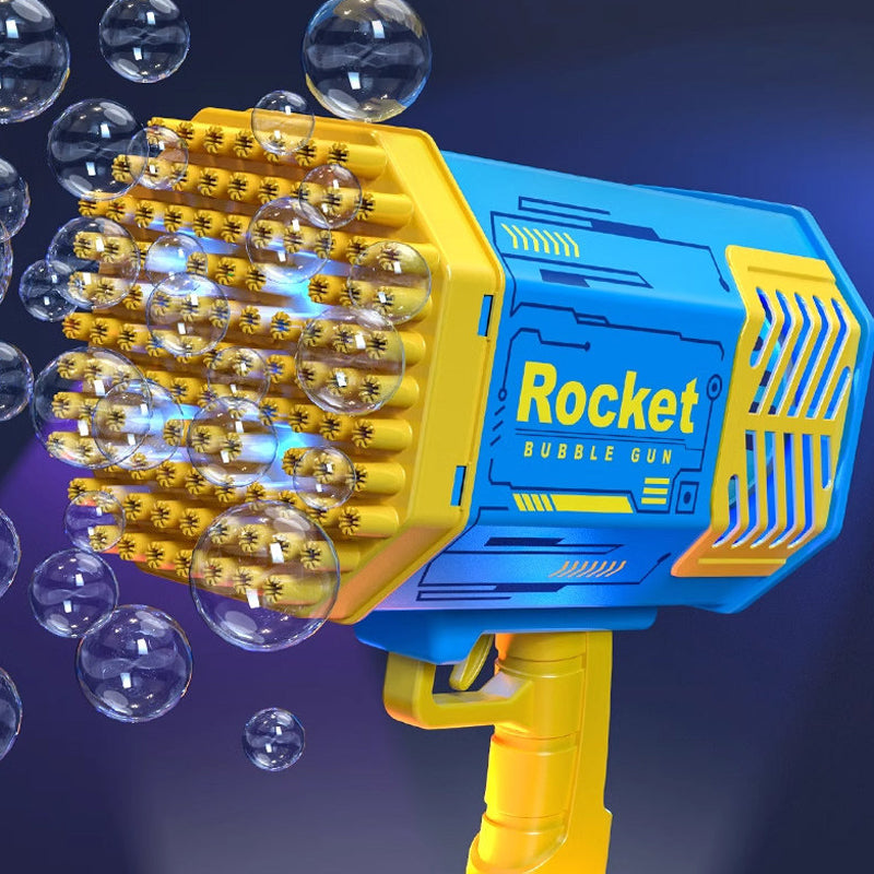 40-Hole Electric Bubble Gun with LED Lights