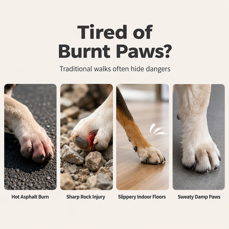Breathable Mesh Dog Shoes with Reflective Details