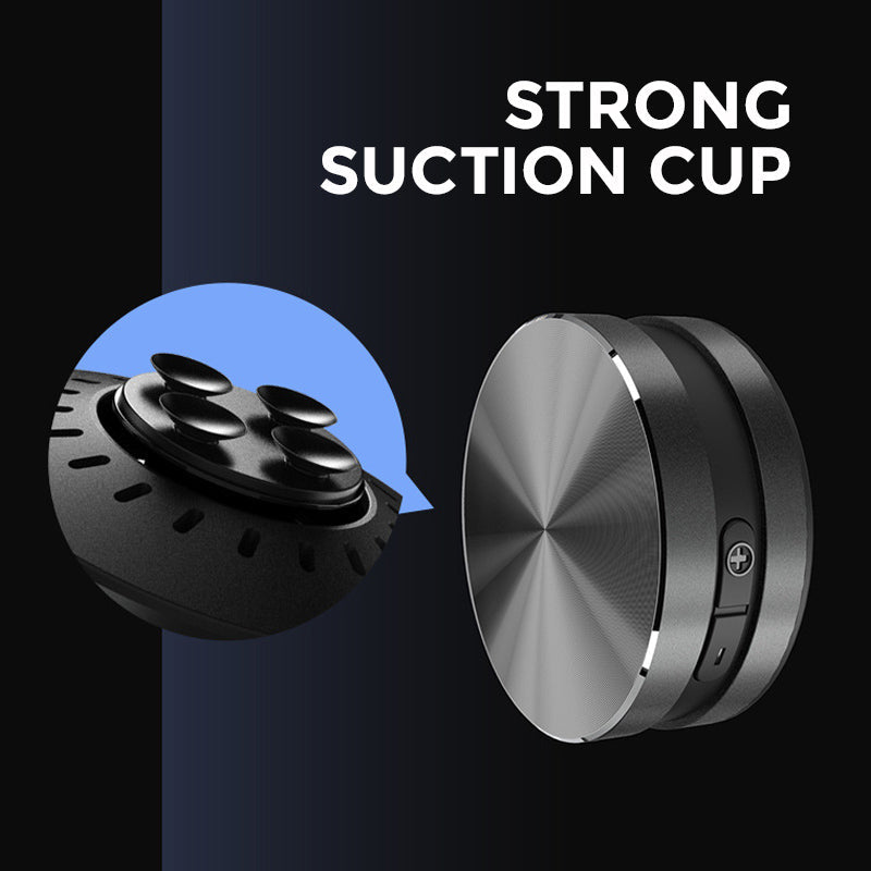 Mini Bluetooth Speaker with Metal Shell and Suction Cup
