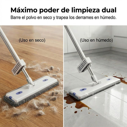 360° Hands-Free Rotating Flat Mop