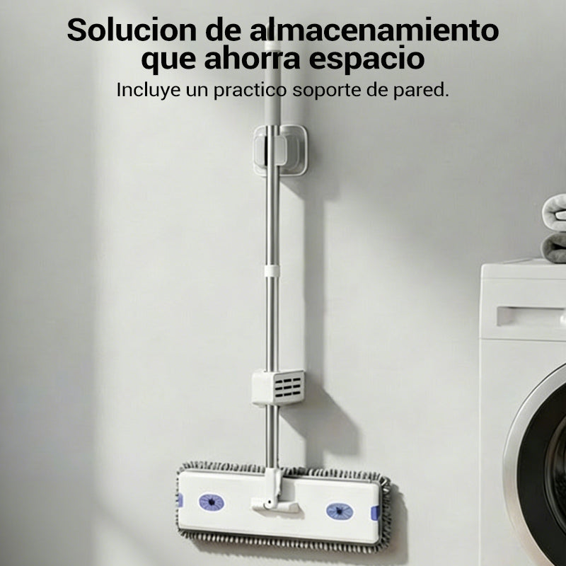 360° Hands-Free Rotating Flat Mop