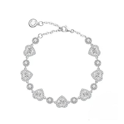 [Exquisite gift for her]Sparkling Crystal Heart Bracelet
