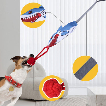 🐾Hot Sale 70% OFF🐾Dog Chew Rope Knot Toy With Handle