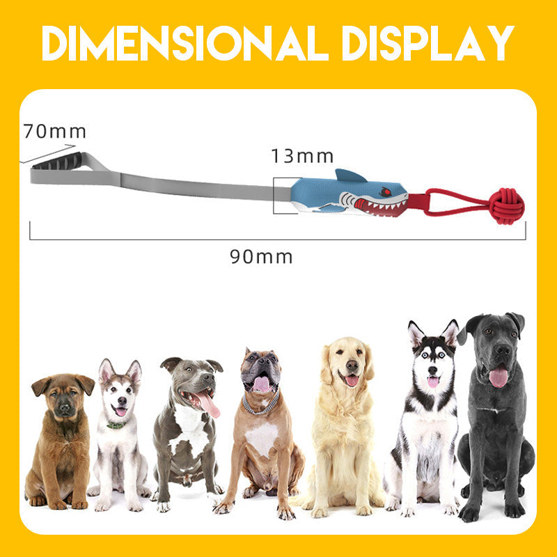 🐾Hot Sale 70% OFF🐾Dog Chew Rope Knot Toy With Handle