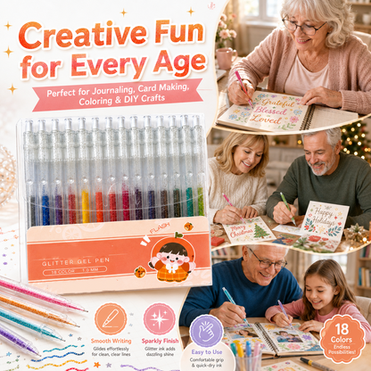 ⏳Time-Limited Special⏰Quick-Drying Sparkle Pen Set for Cards, Planners and Scrapbooks