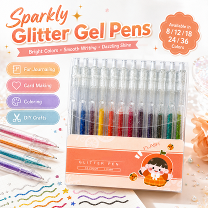 ⏳Time-Limited Special⏰Quick-Drying Sparkle Pen Set for Cards, Planners and Scrapbooks