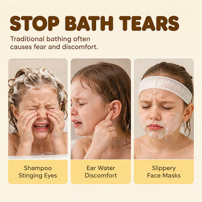 👑 Adjustable Kids Shampoo Visor for Easier, Happier Bath Time