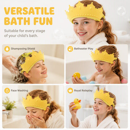 👑 Adjustable Kids Shampoo Visor for Easier, Happier Bath Time