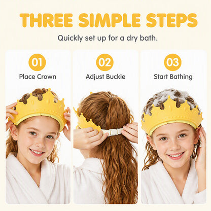 👑 Adjustable Kids Shampoo Visor for Easier, Happier Bath Time