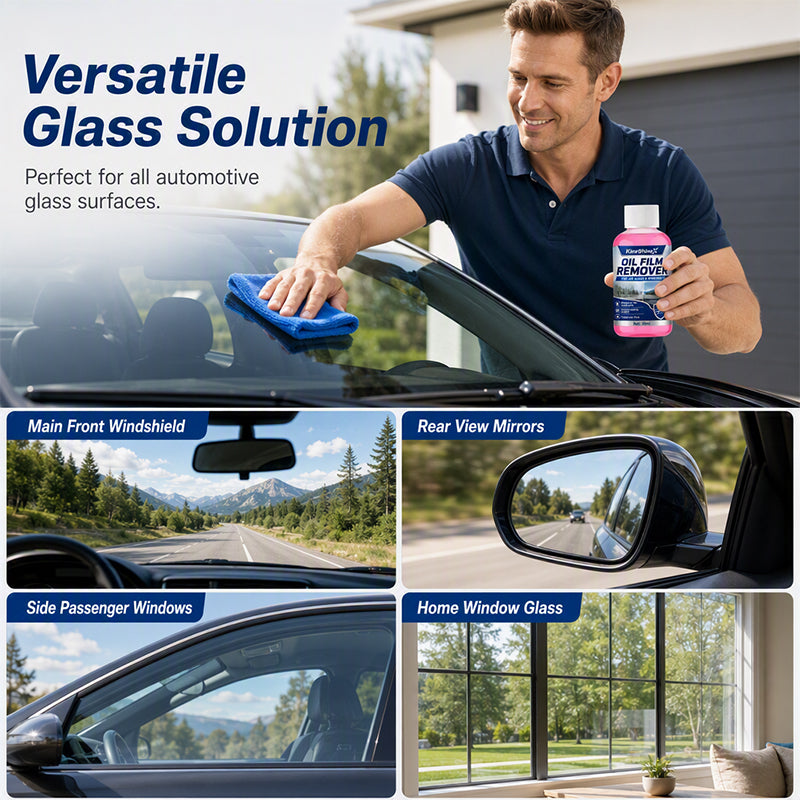 Car Glass Oil Film Remover Windshield Cleaner
