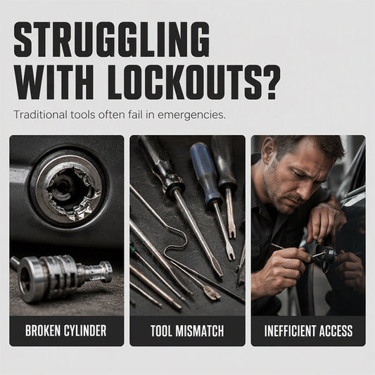 🔑 Flat Chisel Car Lock Maintenance Tool