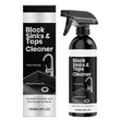 🚿50% OFF NOW! Limescale Cleaner Spray for Black Sinks & Taps, Stubborn Water‑Stain Remover Spray, No‑Scrub Bathroom Fixture Cleaner for Faucets, Sinks & Shower Surfaces