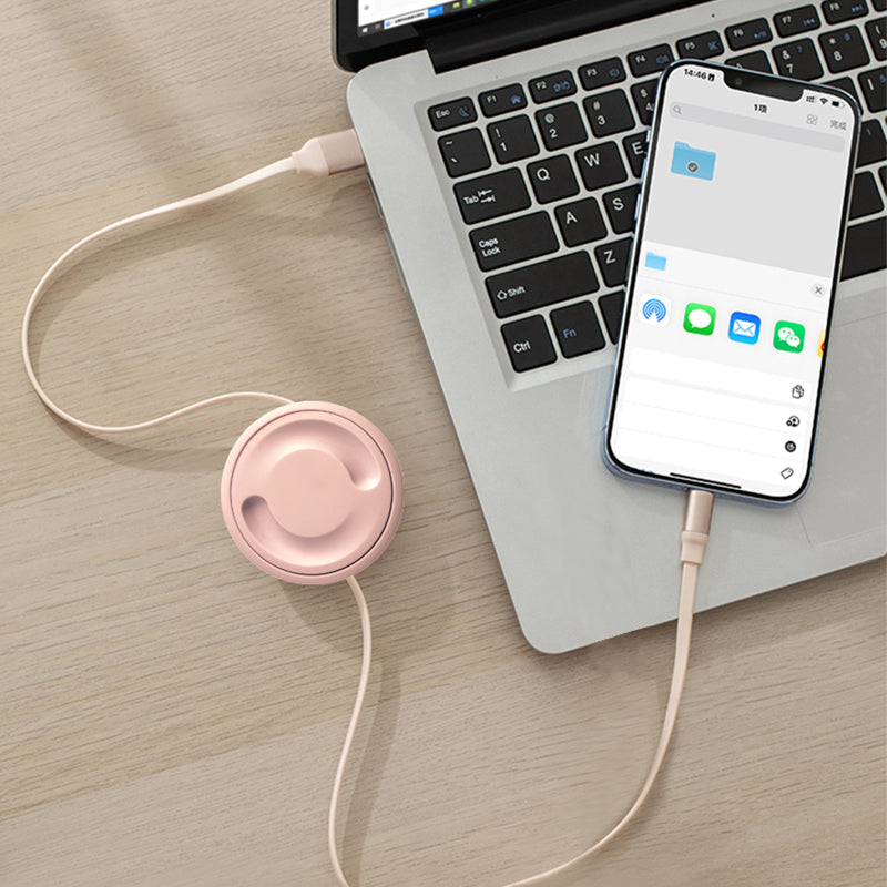 🔌 That tangled mess of cables in your bag? Gone. Retractable cable organizer — pull, lock, and wrap. 😌