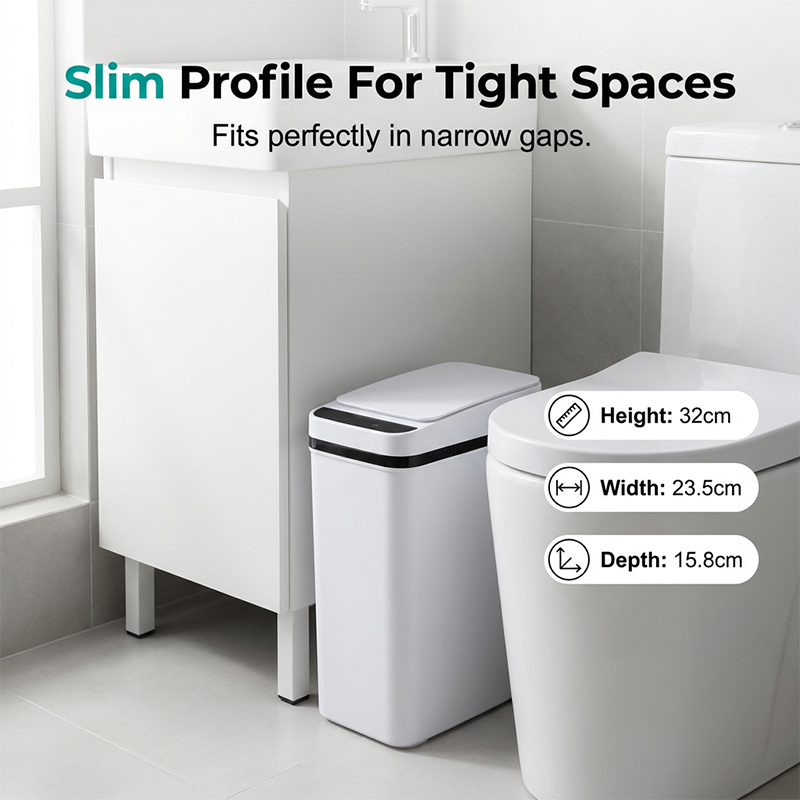 Nine Stars 13-Gal Motion Sensor Trash Can